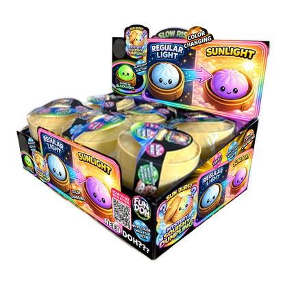 Fun Doh Color Changing Dumpling Squishy Toy - 12pc Display