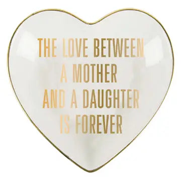 Ceramic Trinket Tray | Love Between A Mother and Daughter