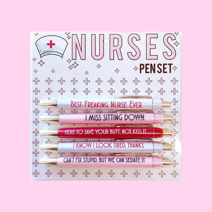 Nurses Pen Set (funny gifts, nurse gifts, Nurses Week gifts)