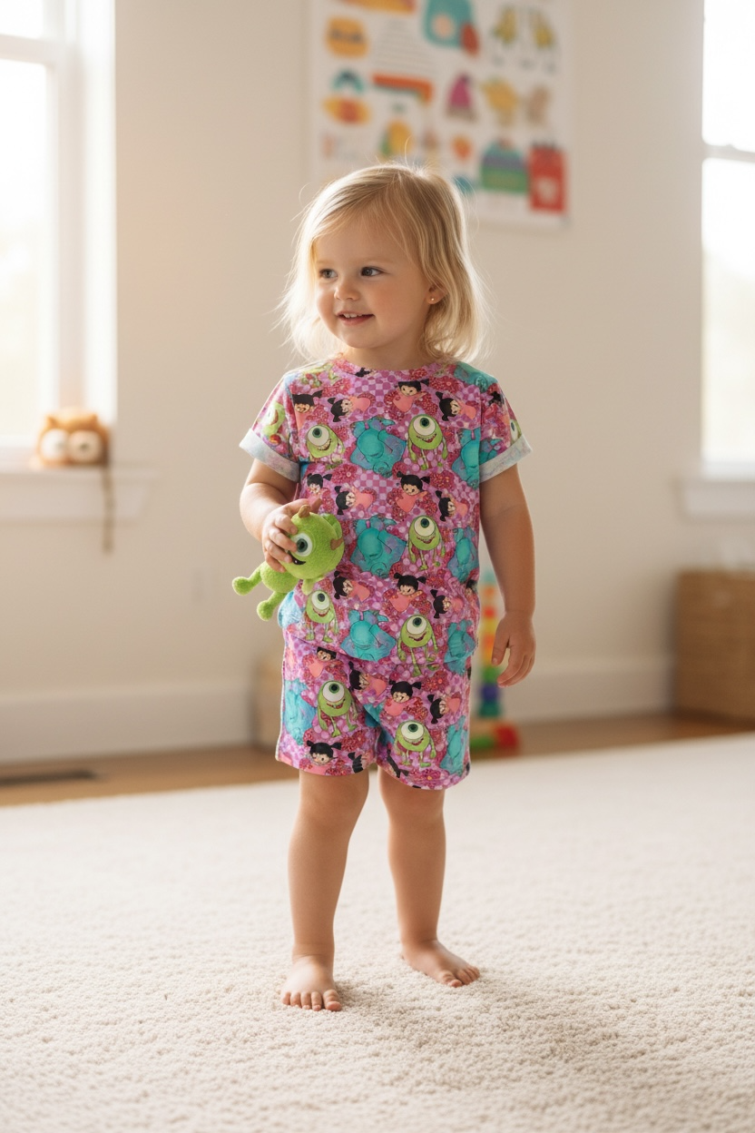 Pink Monsters Inc Set|9056