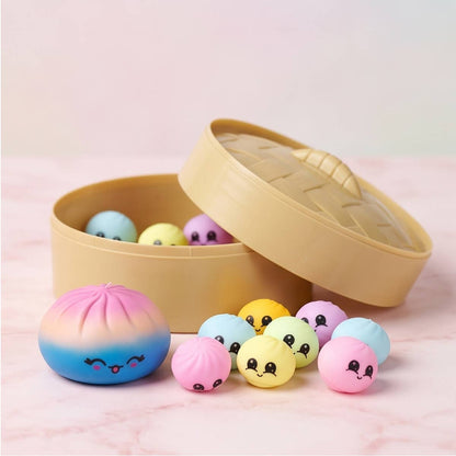 UPD STB0319 Kawaii 9 Dumplings Set in Steamer - 1 set