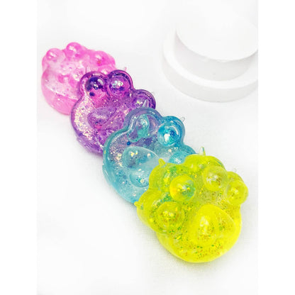 Large Sugary Glittered Paw Squishy Toy