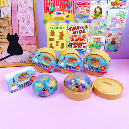 Bead Filled Dumpling Shape Squishy Slow Rising Stress Toy