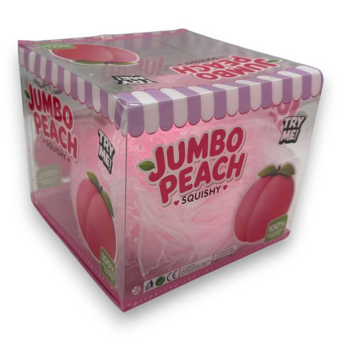 Jumbo Scented Peach Squishy 12ct