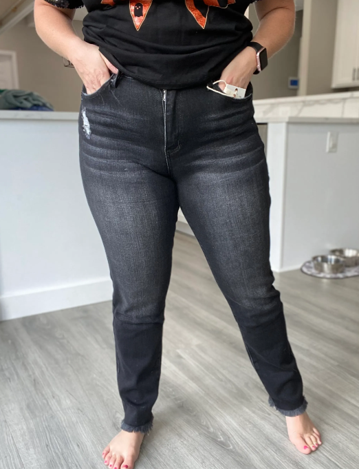 The Willow Black Skinny Jean|6992