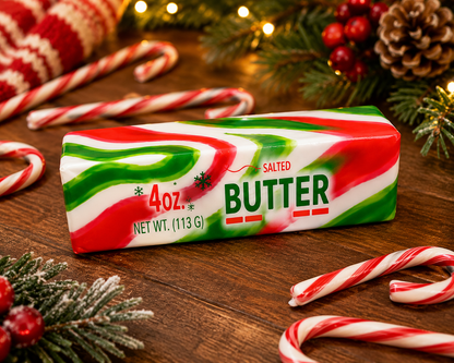 Christmas Holiday Butter Squishy 🎄🧈- Slow Rise Sensory Toy