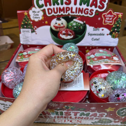 WRAPPED 3-in-1 Mini SS Reindeer Dumpling 12/pk | A036