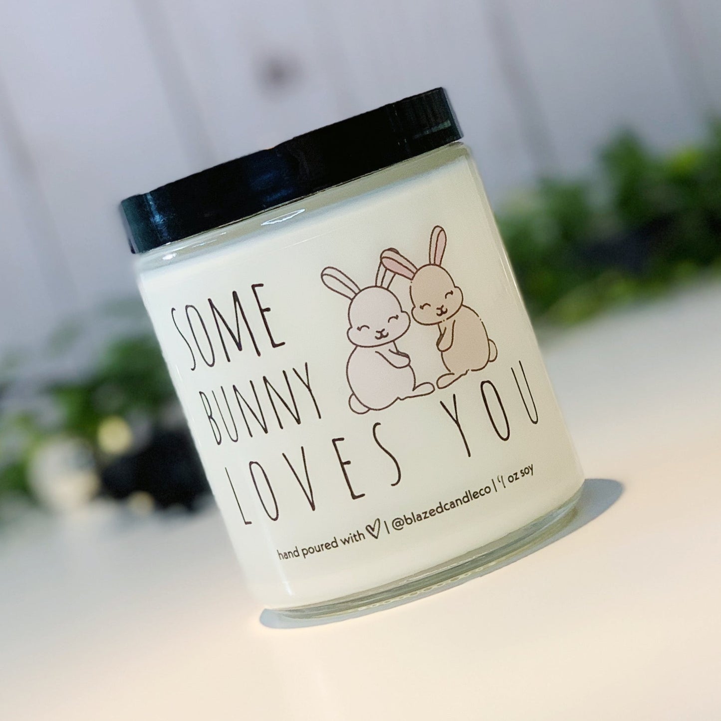 Some Bunny Loves You Candle