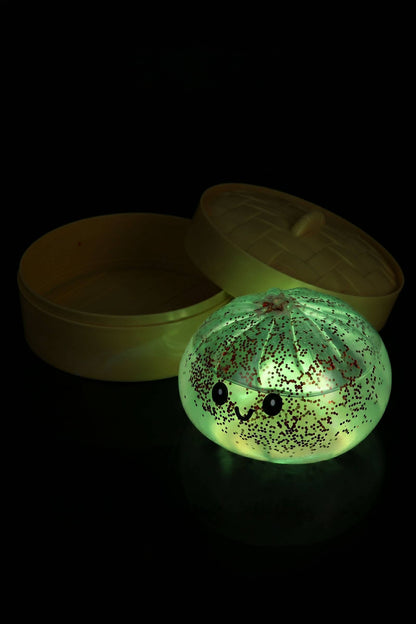 Glow In Dark Glitter Jiggly Dumpling Bao Bun Squishy