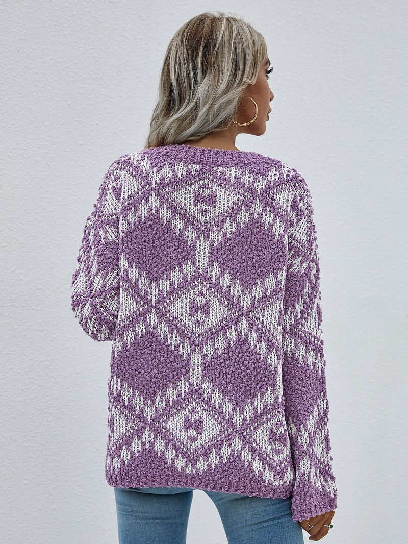 Loose Fit Sweater / Lilac|8049