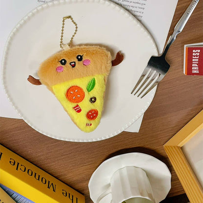 Creative birthday cake plush toy keychain charm gift