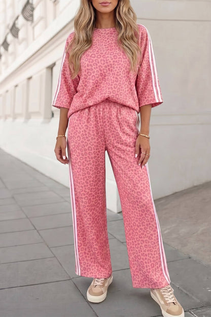 Leopard / Camo / Mallard Striped Detail Pants Set | S-4X