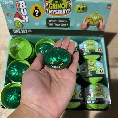 MINI Sugar Squeeze Glitter Grinch Dumpling 24/pk | A176