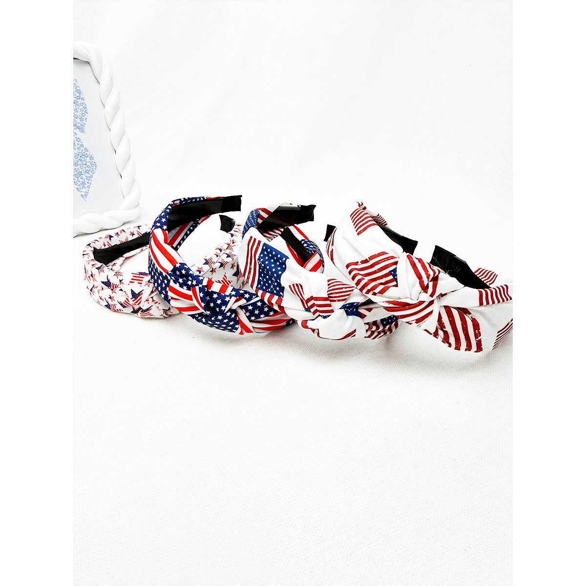 4-Kinds American Patriotic Knotted Headband