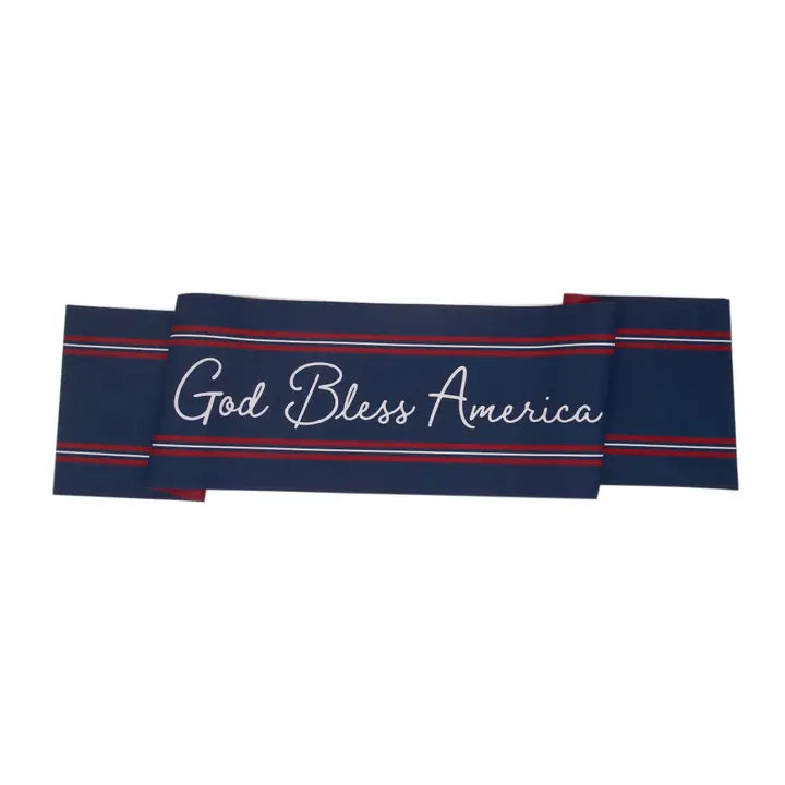 God Bless America Table Runner