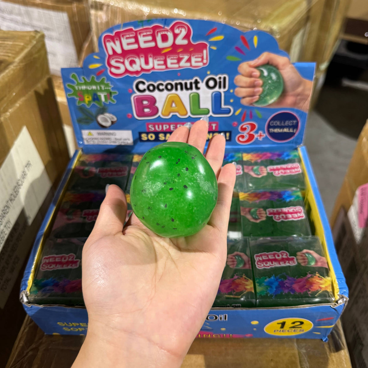 Kiwi Fruit Icy Slushy Ball Squishy | A109