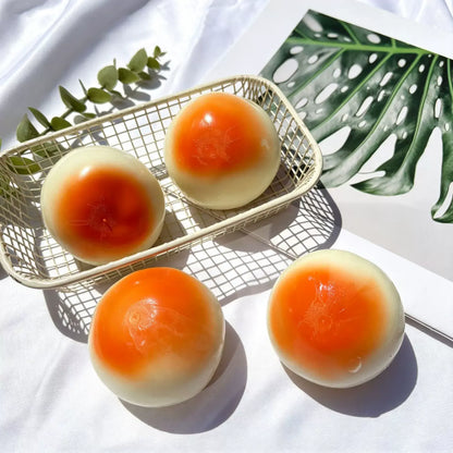 Crunchy Block-Filled Soy Milk Bun Squishy Stress Toy