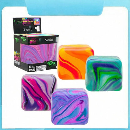 Flow Pattern Ice Cube Malt Sugar Stress Relief Toy Cube