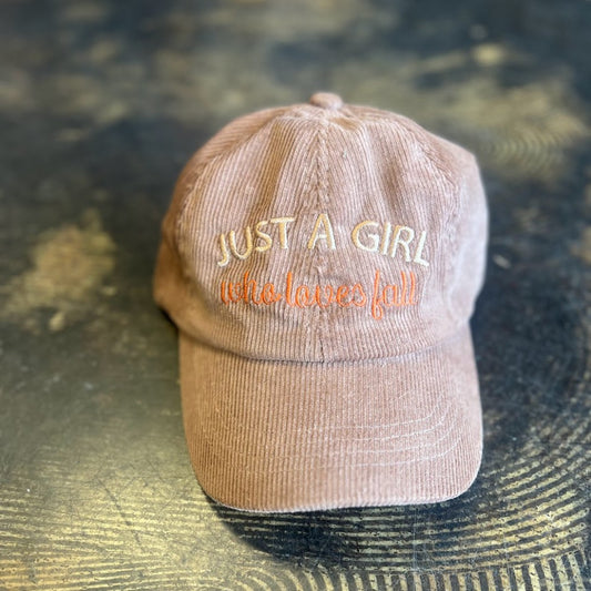 Just a Girl who Loves Fall Hat|8090