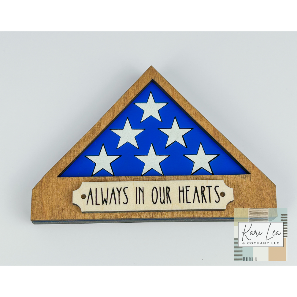 Folded Flag Magnet - Always|8189
