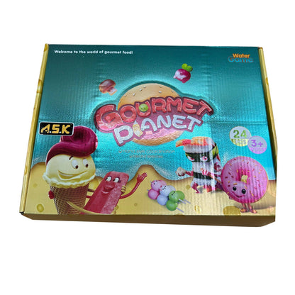 A.S.K WaterPad Game Food Series 24 CT Counter Display
