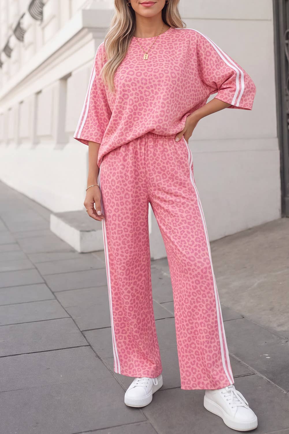 Leopard / Camo / Mallard Striped Detail Pants Set | S-4X
