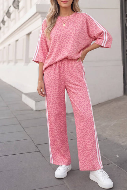 Leopard / Camo / Mallard Striped Detail Pants Set | S-4X
