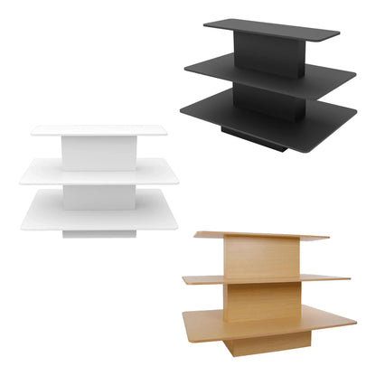 Retail Display Three-Tier Rectangular Table