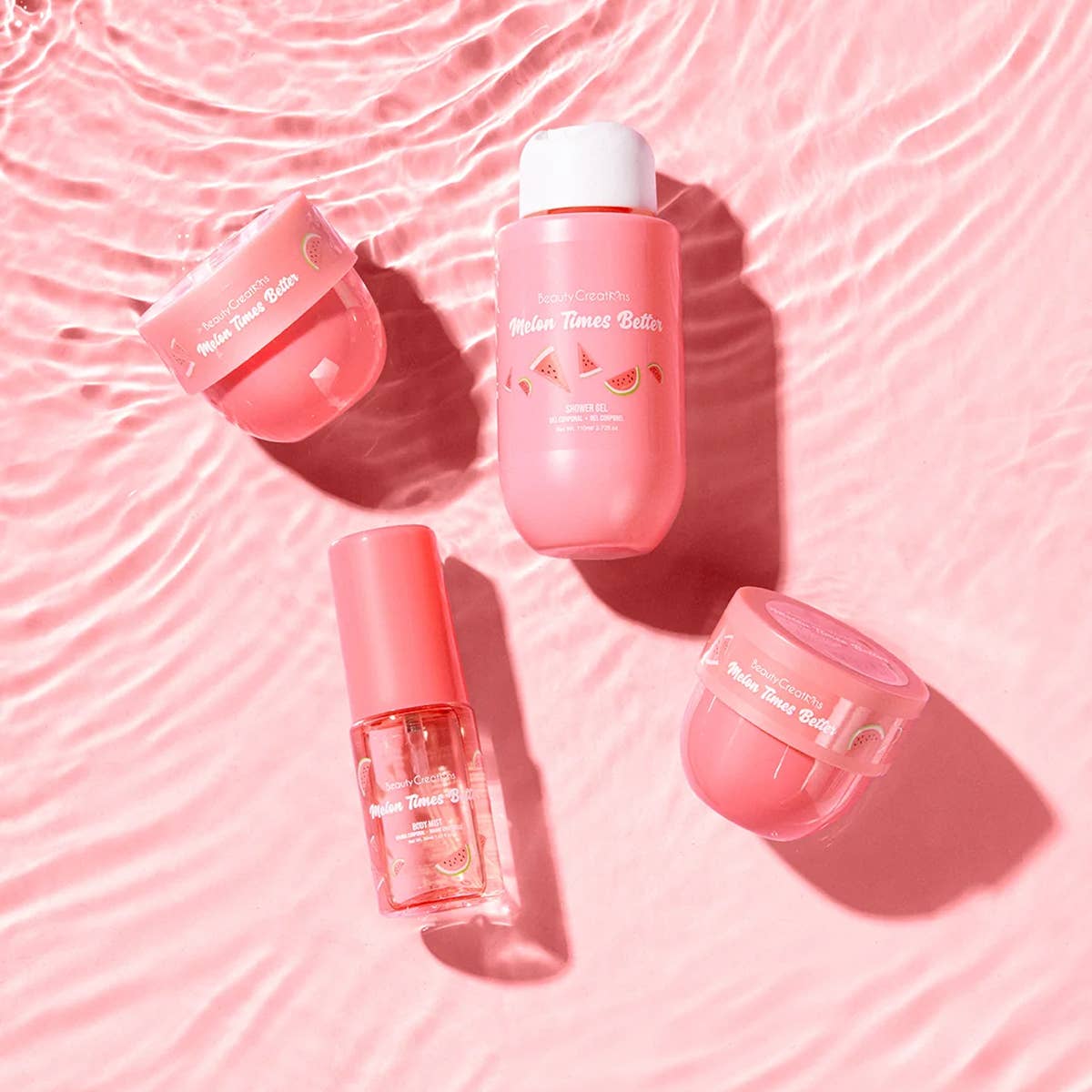 Beauty Creations SD-TB4 Watermelon Mini Body Care Kit - 3Set