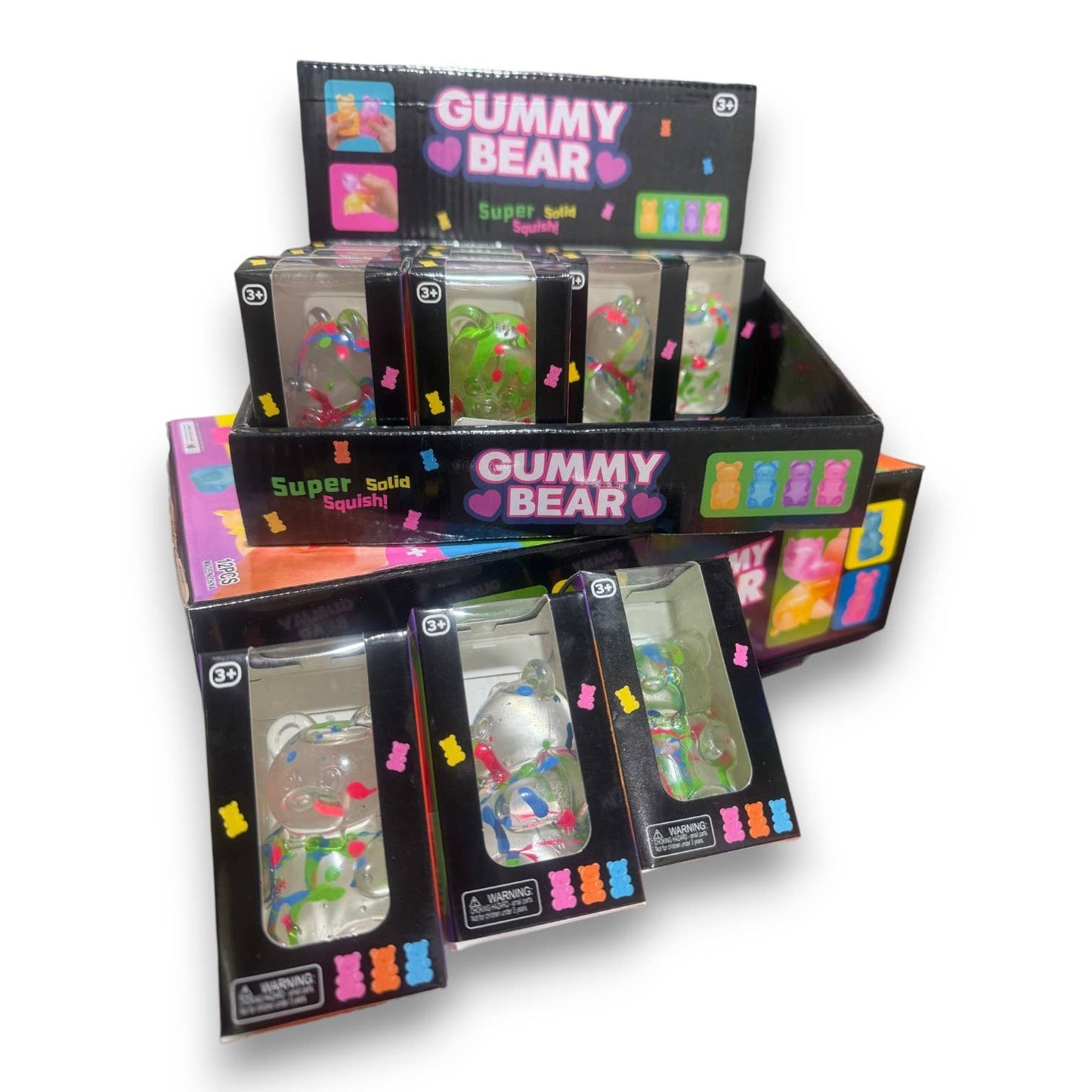 Crystal Confetti Gummy Bear Fidget Toy