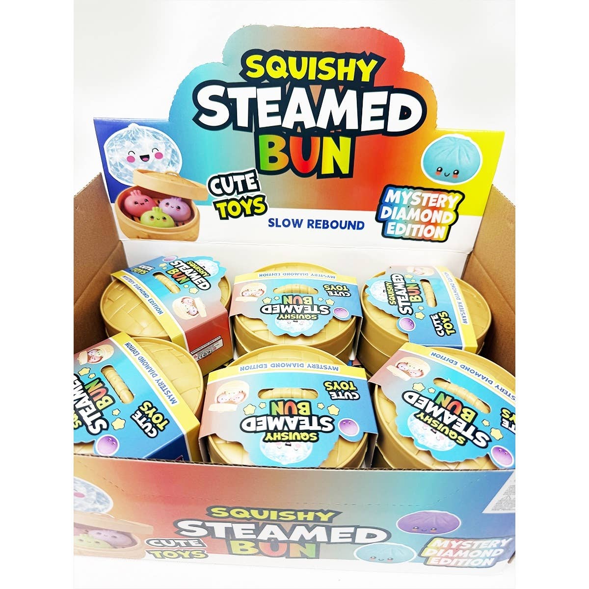 Mystery Mini Trio Dumpling Squishy with Steamer