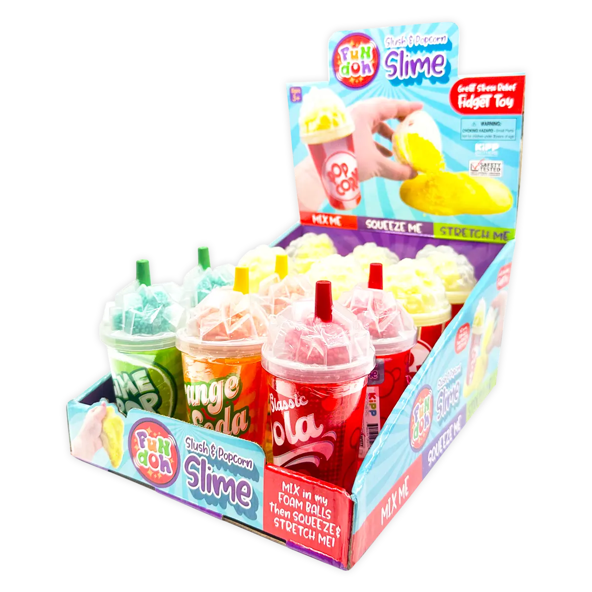 Fun Doh Slush and Popcorn Slime Assortment ASMR Top Seller