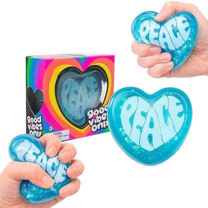Glitter Heart Squishy Soft Stress Relief Toy Slow Rising