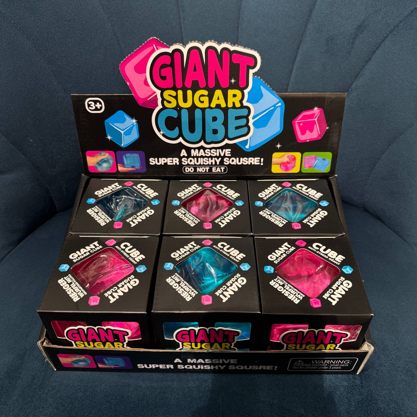 JUMBO Sugar Squeeze Solid Cube 6pc | A183