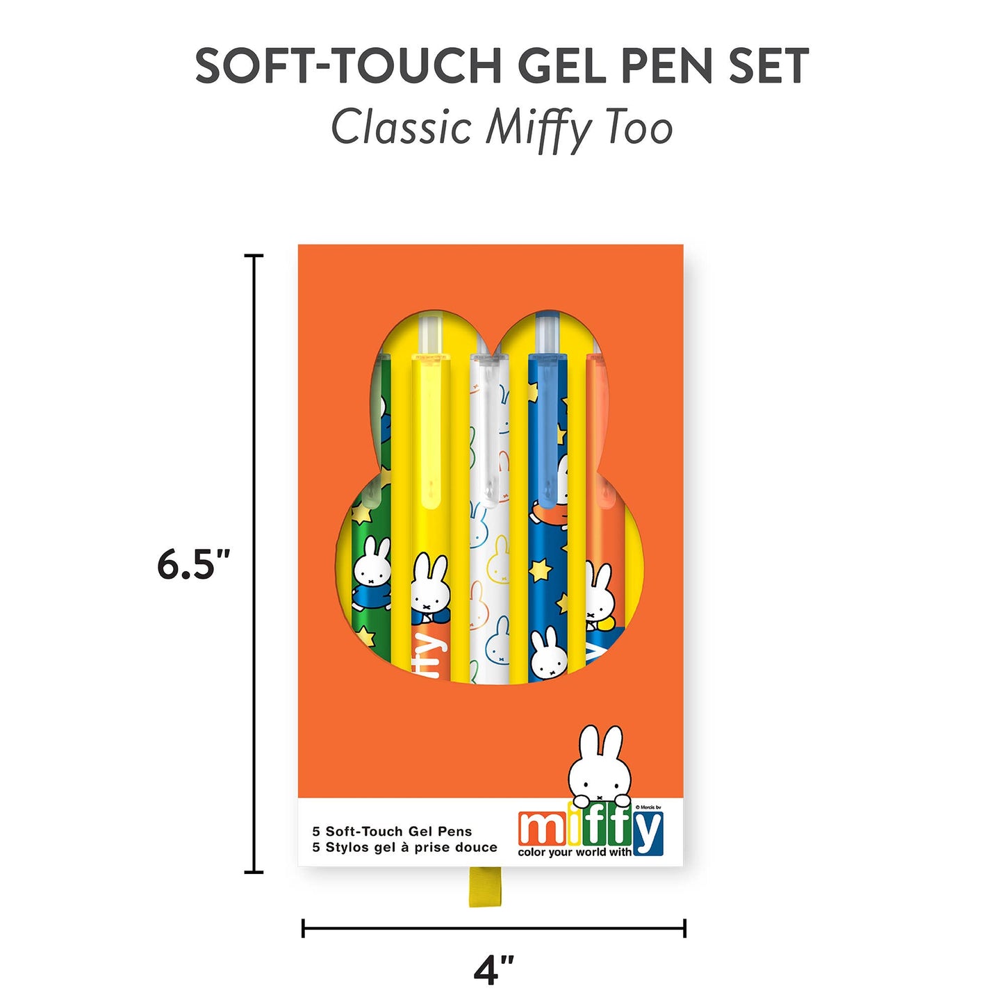 Soft-Touch Gel Pen Set Classic Miffy Too