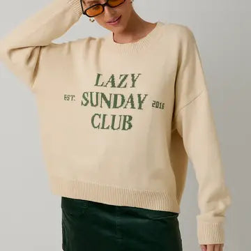 Lazy Sunday Club Sweater