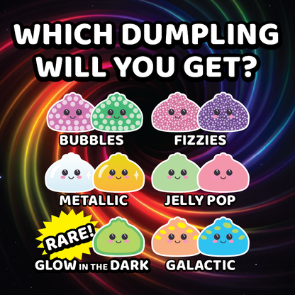 Fun Doh 4" Mystery Dumpling Squishies | 12pc Display Box