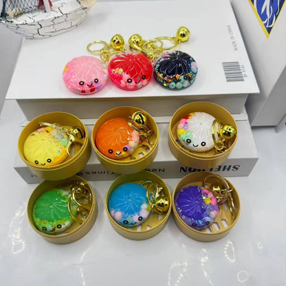 Cute Mini oil DUMPLINGS Keychain Bag Charm