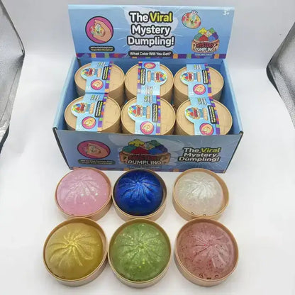 Mystery Squishy Dumpling Shape Glitter Sensory Fidget Toy
