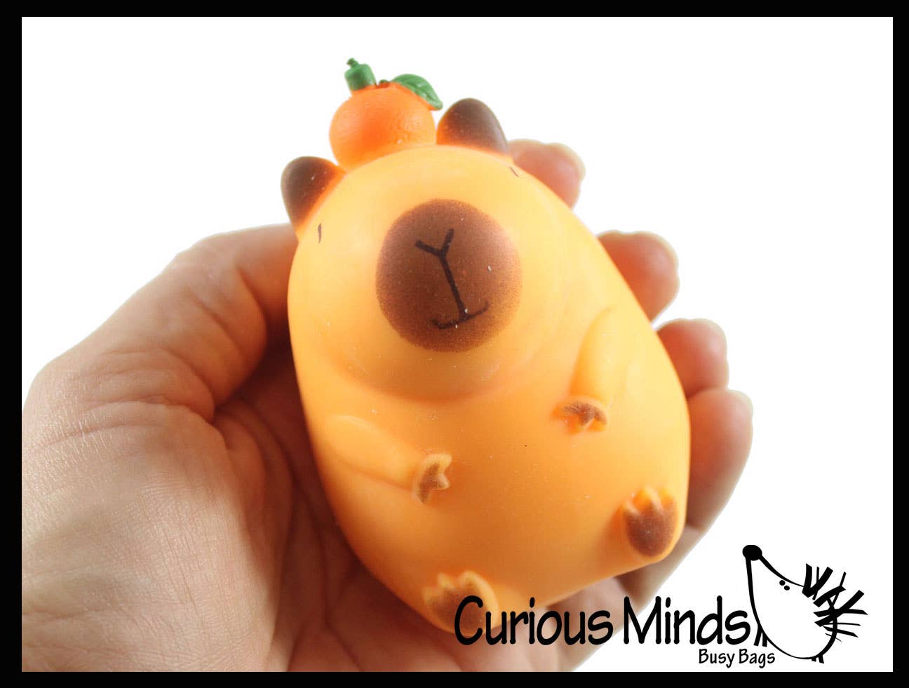 1 Capybara Stretchy Sand Filled - Lover Sensory Fidget Toy W