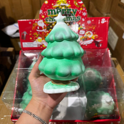 JUMBO WRAPPED Light Up Christmas Tree Squishy 6/pk | A230