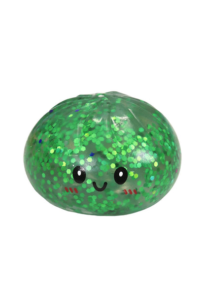 Chunky Glitter Jiggly Slime Filled Dumpling Bao Bun Squishy