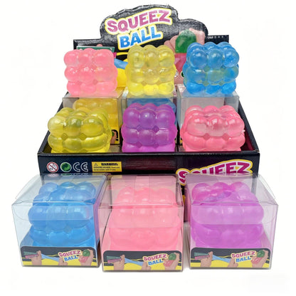 Bubble Cube Squishy Toy Colorful Stress Relief Fidget