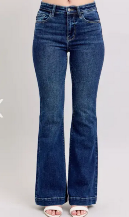 Judy Blue High Waisted Dark Flare|6801
