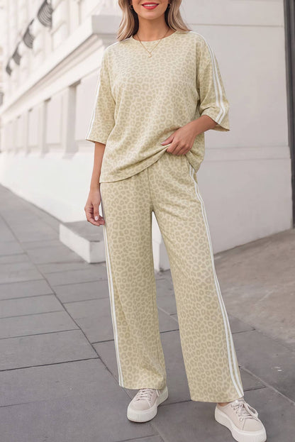 Leopard / Camo / Mallard Striped Detail Pants Set | S-4X