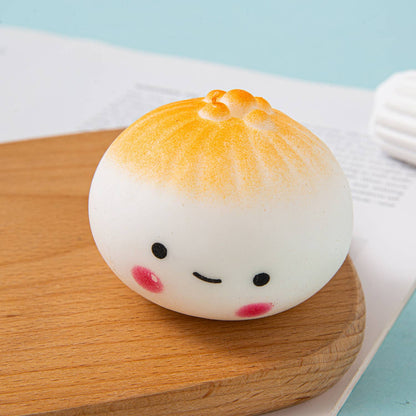 Cute smile mini DUMPLINGS Squishy Squeeze Toy Fidget Toy