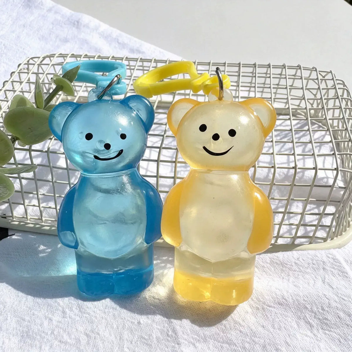 Maltose Bear Squishy Stress Keychain Charm