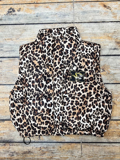 Mizzou Tigers Embroidered Leopard Vest-Medium|8108