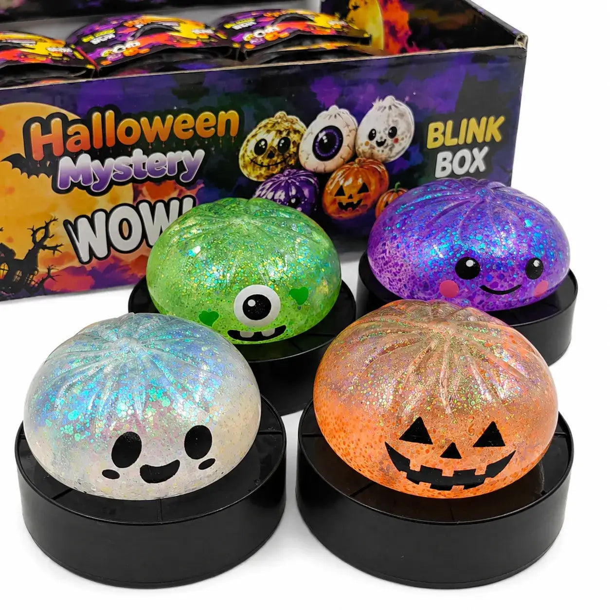 Halloween Ghost Maltose Squishy Stress Relief Toy Set