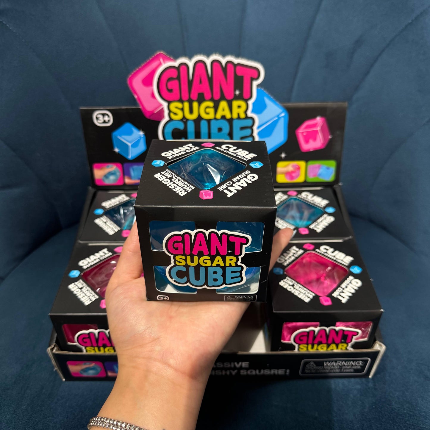 JUMBO Sugar Squeeze Solid Cube 6pc | A183